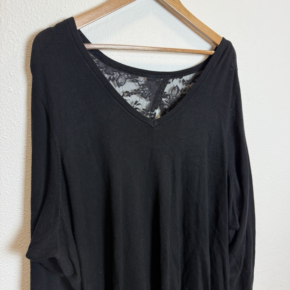 Torid Black Lace Sweater‎ NWT Women's Size 5x New